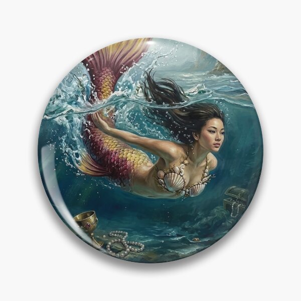 Item preview, Mermaid with Treasure designed and sold by Bellewood222.