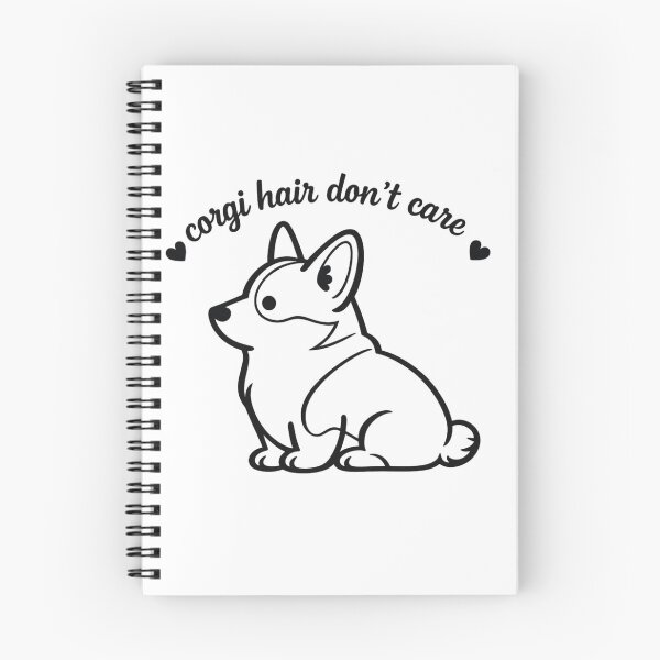 Item preview, A los Corgis les da igual el pelo | Divertido dibujo lineal de Corgi designed and sold by Tee Visions.