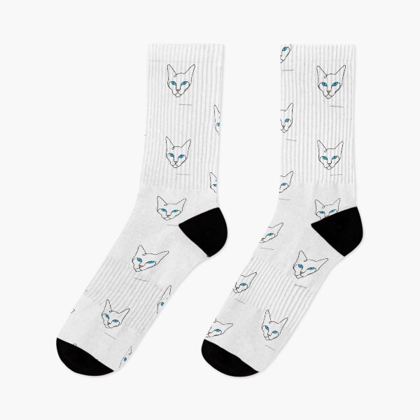 Item preview, Turquoise-Eyed Siamese Cat | Modern Feline Art designed and sold by AMICO77.