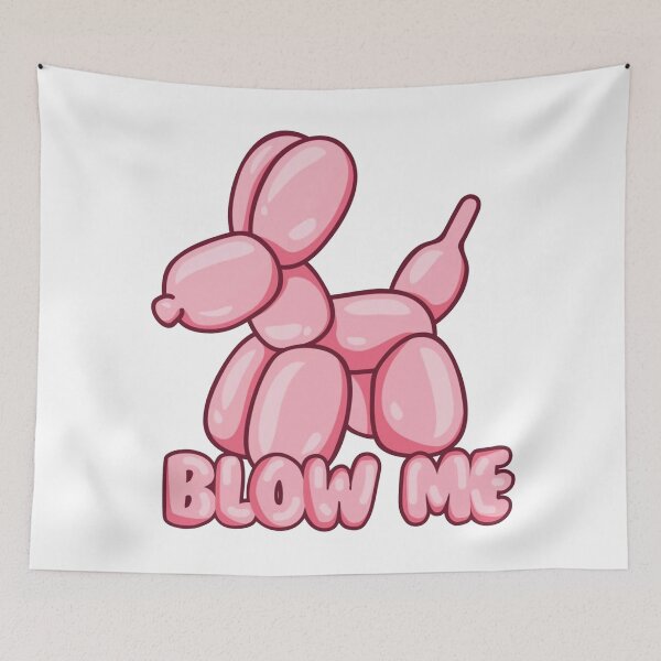 Item preview, Colorful Balloon Dog Pop Art: Aesthetic Balloon Animal Silhouette and Modern Sculptures Fan Art designed and sold by benja-08.