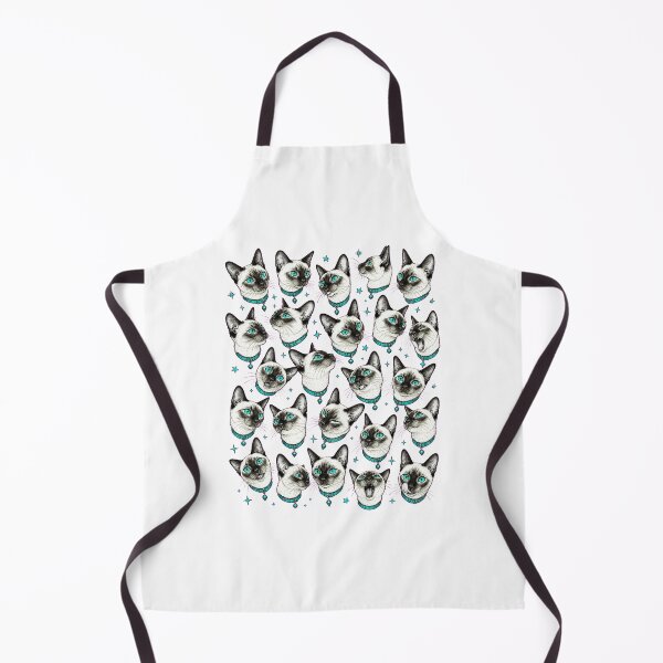 Item preview, Turquoise-Eyed Siamese Cat | Modern Feline Art designed and sold by AMICO77.