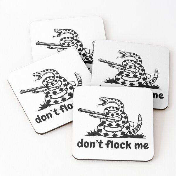 Item preview, Funny Don't Flock Me Privacy Liberty Snake T-Shirt | Patriotic Goose Snake Humor Graphic Gift designed and sold by Trendably.