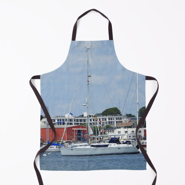 Item preview, Anchored Sailboat on Salem Coast designed and sold by HematiteDesign.