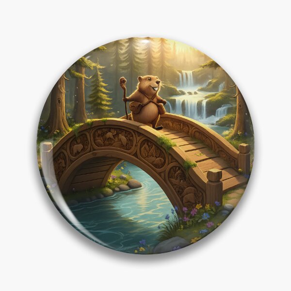 Item preview, Happy Beaver Adventures – The Story Carver's Bridge designed and sold by Clothes With Smiling Animals Walt Gral.