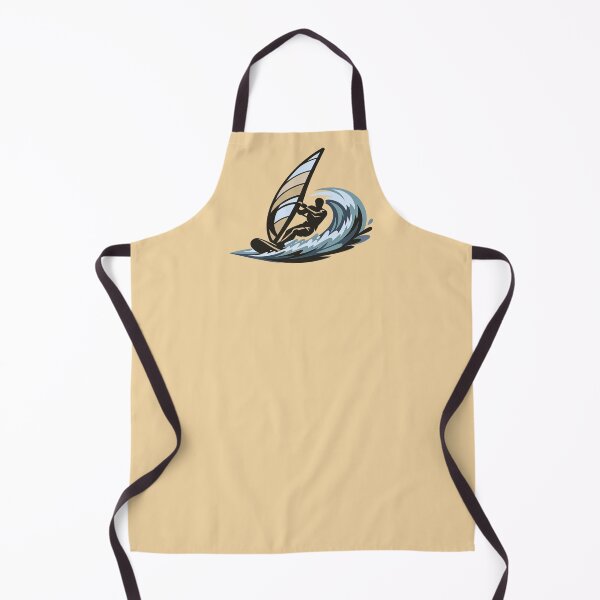 Item preview, Sea Vibes - Clean Silhouette Windsurfer Wave designed and sold by SilentPowerArt.