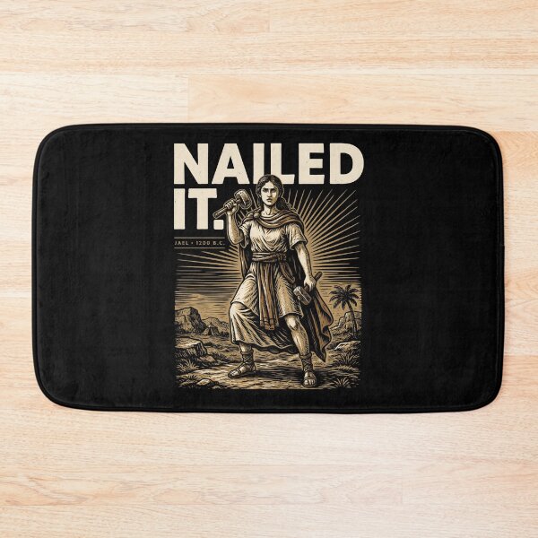 Item preview, Nailed It Jael 1200 BC Funny Ancient Feminist Biblical Bible Story designed and sold by Redgiant87x.