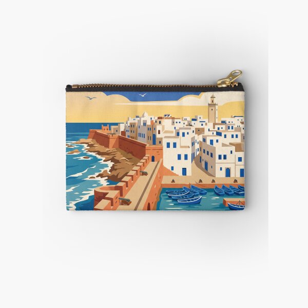 Item preview, Essaouira Morocco Vintage Travel Poster – Mogador Medina Port Retro Art designed and sold by Bomax121.