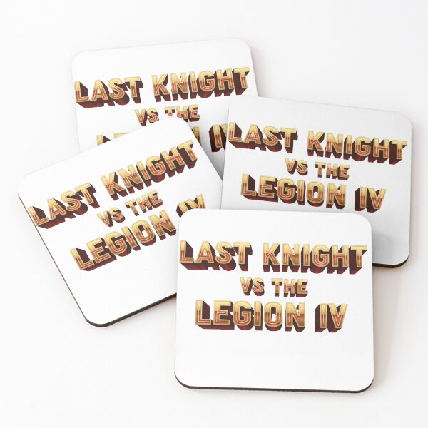Item preview, Last Knight VS The Legion IV 3D Gold Typography designed and sold by Dzblack.