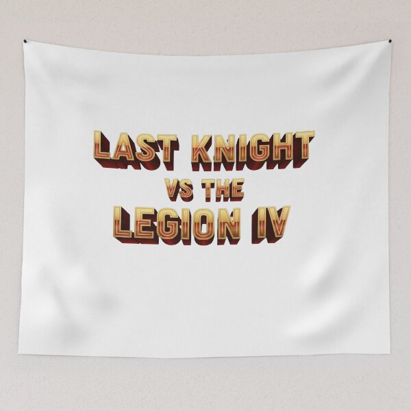 Item preview, Last Knight VS The Legion IV 3D Gold Typography designed and sold by Dzblack.