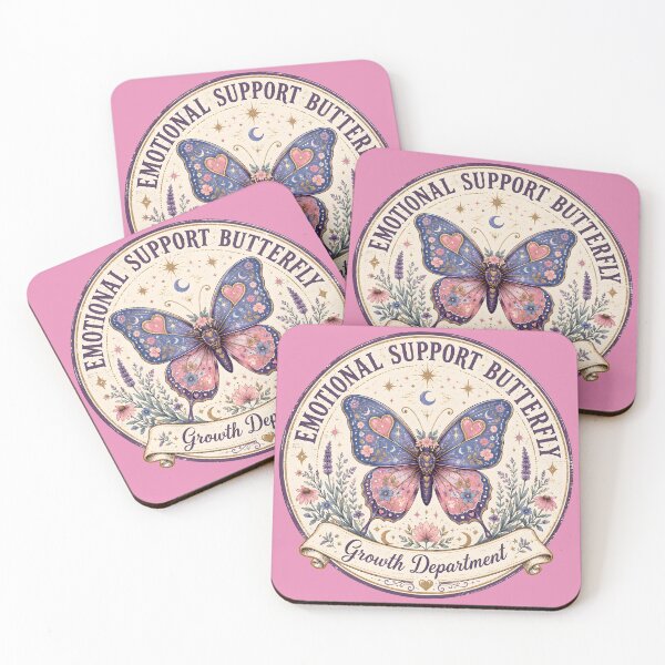 Item preview, Emotional Support Butterfly Shirt, Vintage Growth Department Butterfly Design, Hope & Transformation Nature Gift designed and sold by  MAD's Recreation Studio.