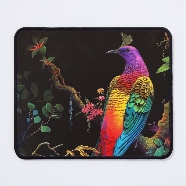Item preview, Exotic Paradise In Neon Plumage designed and sold by Pierce Millington Gallery.