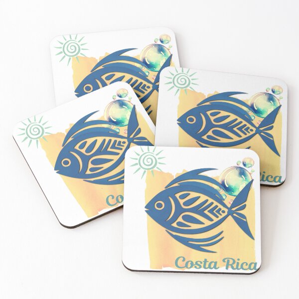 Item preview, Costa Rica Tropical Fish Watercolor Beach Design designed and sold by DonnaRaine.