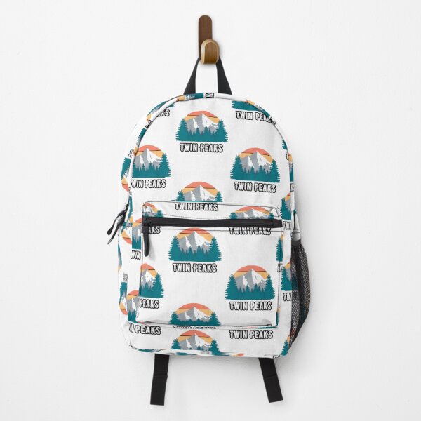 Item preview, Twin Peaks Mountain Sunset Retro Vintage Nature designed and sold by SimonettakleArt.