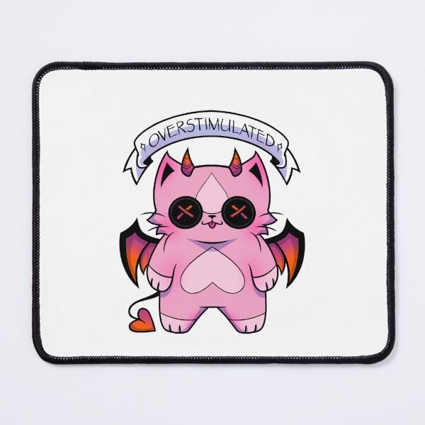 Item preview, Overstimulated Demon Kitten designed and sold by AliJuJubes.