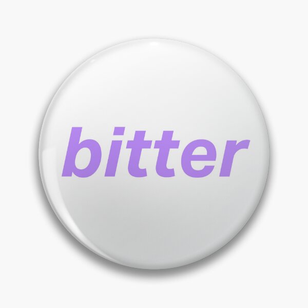 Item preview, Bitter - lavender text designed and sold by titanic415.