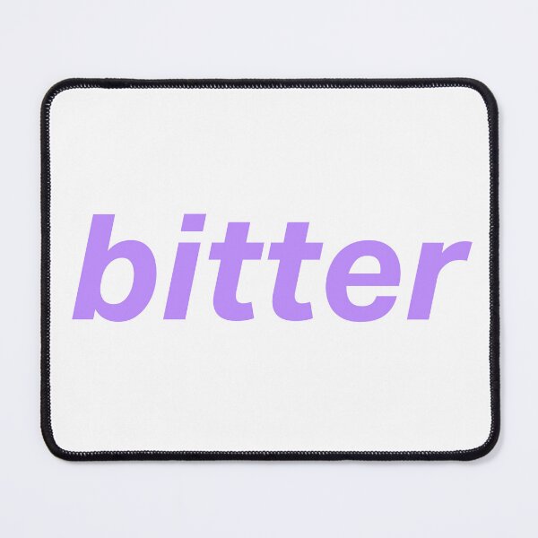 Item preview, Bitter - lavender text designed and sold by titanic415.