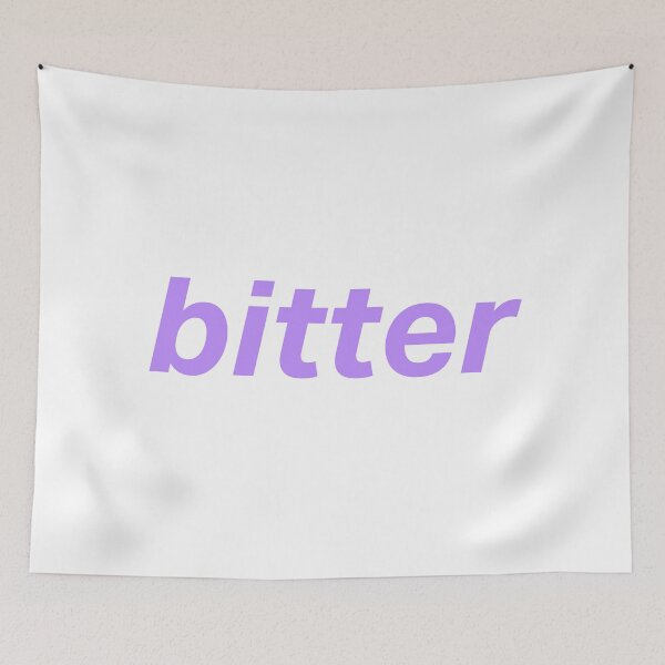 Item preview, Bitter - lavender text designed and sold by titanic415.