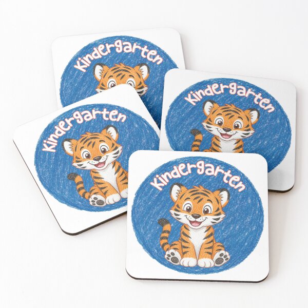 Item preview, Kindergarten Tiger Cute Jungle Animal Back to School Teacher Student Cartoon Gift designed and sold by MaxMeadowsTees.