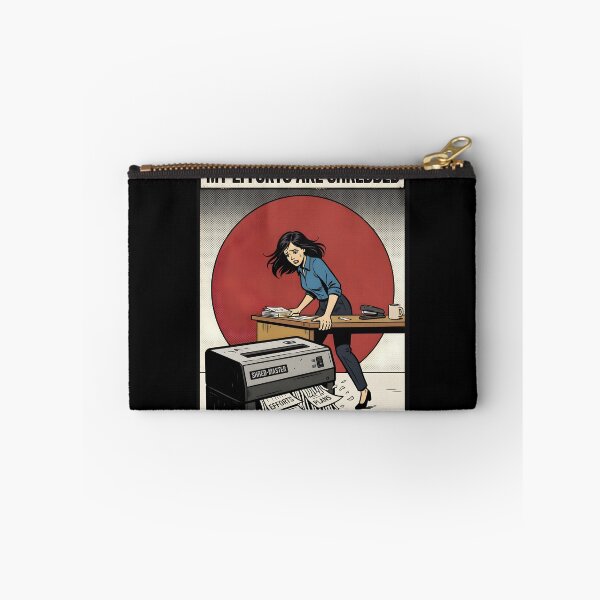 Item preview, My Efforts Are Shredded Dark Comic Office Poster designed and sold by DuckOddity.