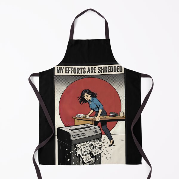 Item preview, My Efforts Are Shredded Dark Comic Office Poster designed and sold by DuckOddity.