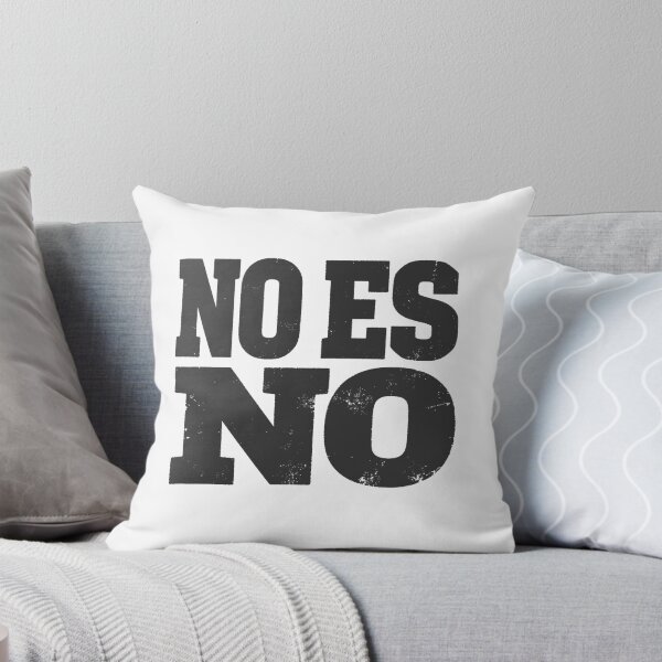 Item preview, NO ES NO in Black Grungy Letters designed and sold by StudioDestruct.