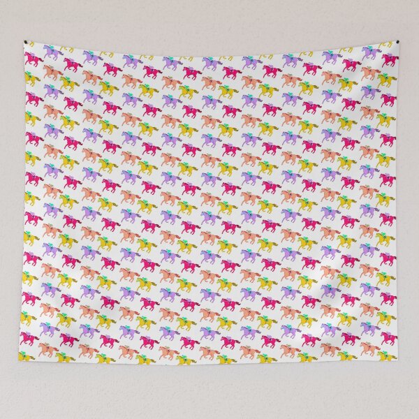 Item preview, Racehorses and Jockeys Pattern designed and sold by CI Creative Design LLC.