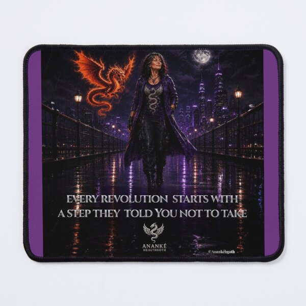 Item preview, Not Every Path Transforms You — Dark Warrior Walk Art designed and sold by ANANKÉ-HEALTHGOTH-.