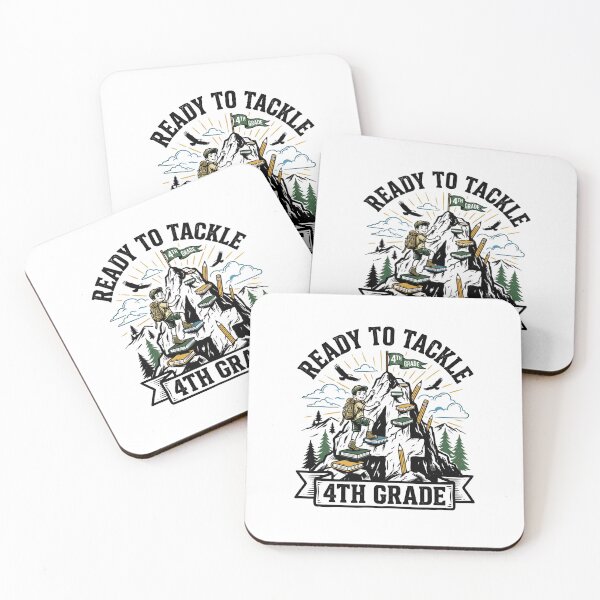 Item preview, Ready To Tackle 4th Grade Cute Football First Day Of School Design designed and sold by get55shirt.