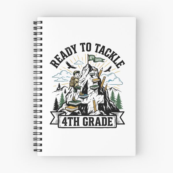 Item preview, Ready To Tackle 4th Grade Cute Football First Day Of School Design designed and sold by get55shirt.