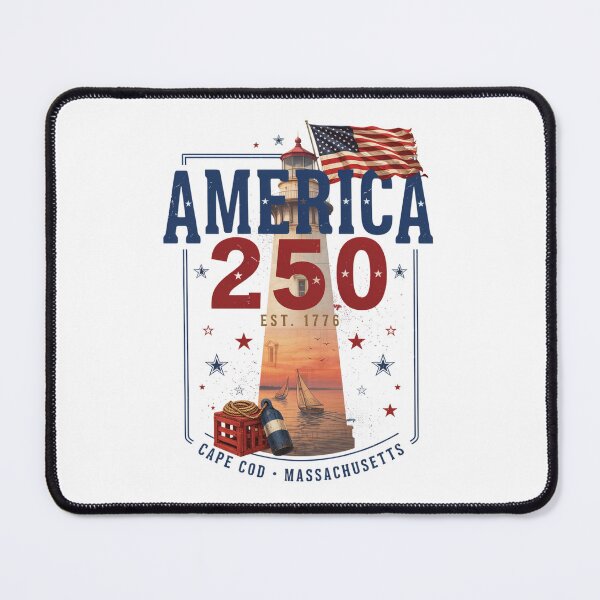 Item preview, America 250 Cape Cod Lighthouse T-Shirt | Massachusetts Coastal Patriotic 1776-2026 Tee v3 designed and sold by DarylWelsh2024.