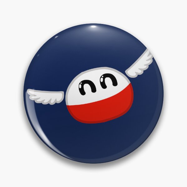 Item preview, countryballs poland chibi designed and sold by EveryCuteThings.