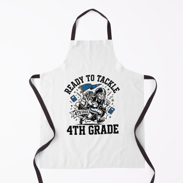 Item preview, Ready To Tackle 4th Grade Funny Football Student Back To School designed and sold by get55shirt.