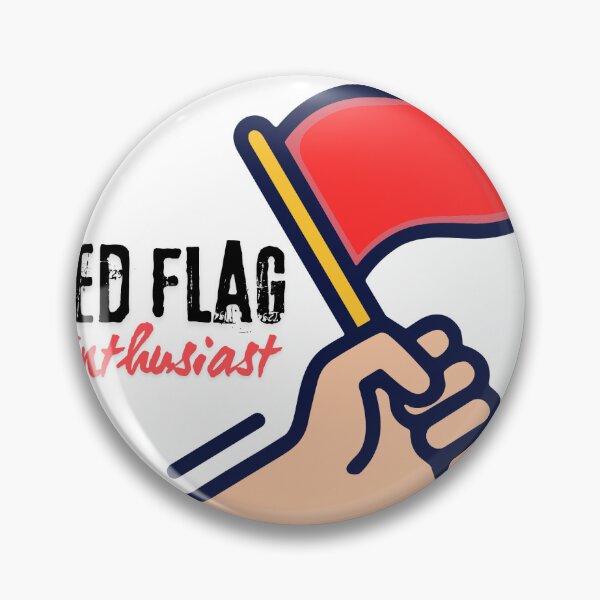 Item preview, Red Flag Enthusiast designed and sold by lizzieissorad.