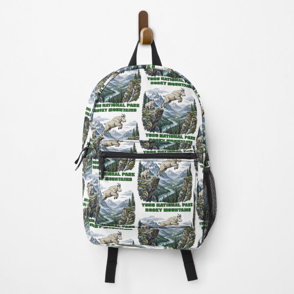 Item preview, Yoho National Park Mountain Goat Jumping Canadian Rockies designed and sold by TeeARTHY.