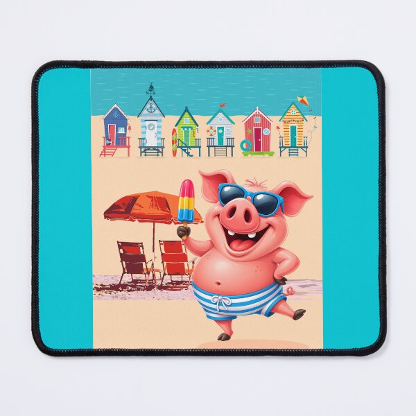 Item preview, PIGGY LOVES BEACH DAYS designed and sold by Tammera.