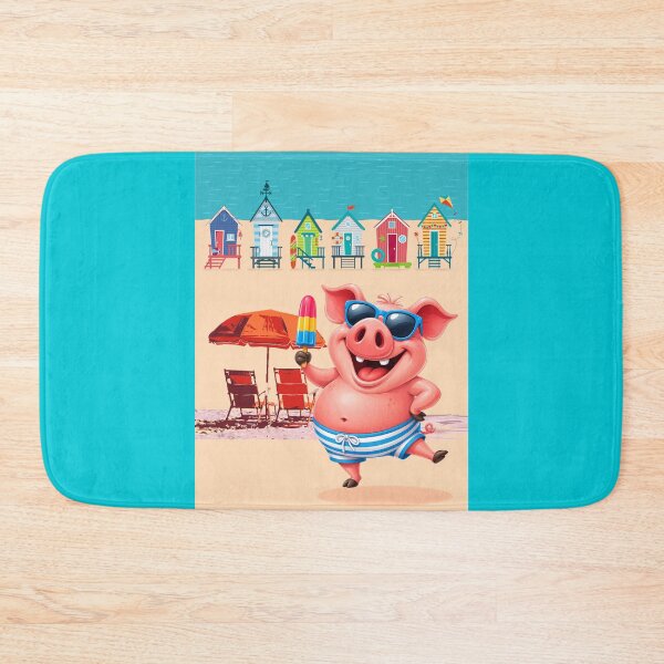 Item preview, PIGGY LOVES BEACH DAYS designed and sold by Tammera.