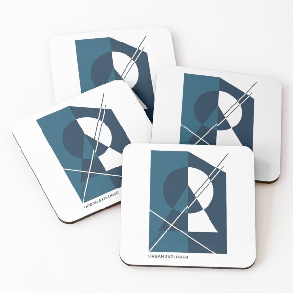 Item preview, Urban Explorer — Abstract Geometric Design Blue designed and sold by beben93.