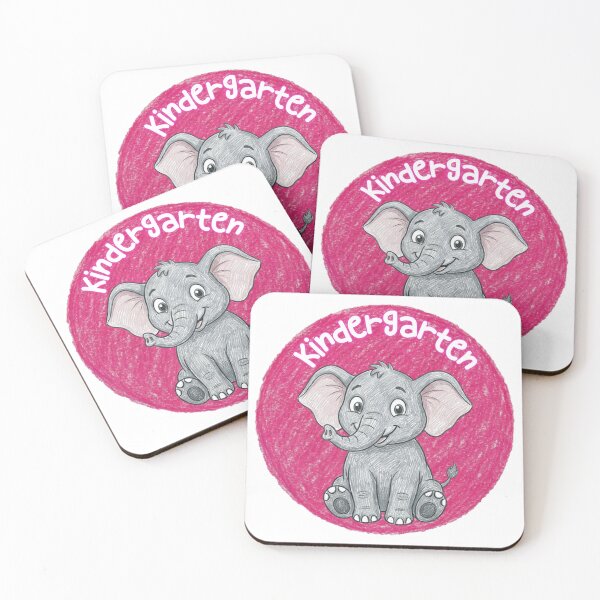 Item preview, Kindergarten Elephant Cute Jungle Animal Back to School Teacher Student Cartoon Gift designed and sold by MaxMeadowsTees.