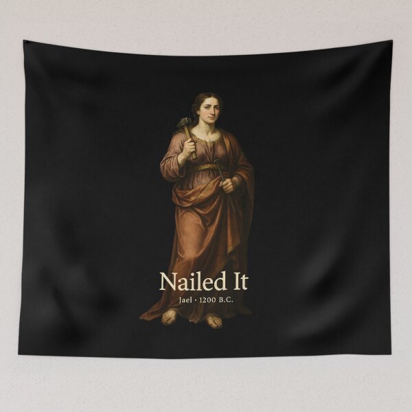 Item preview, Nailed It Jael 1200 BC Biblical Humor for Bible Story Fans designed and sold by Redgiant87x.