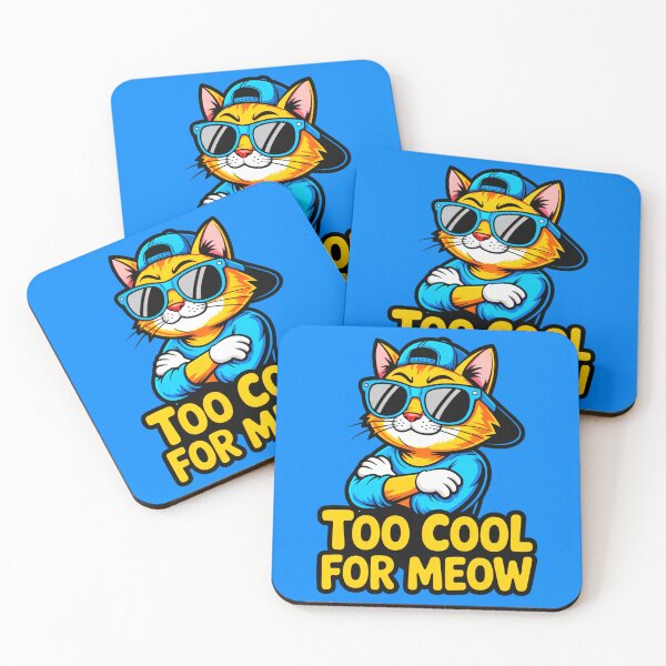 Item preview, Fanny Cat Too Cool For Meow designed and sold by SteezeeStore.