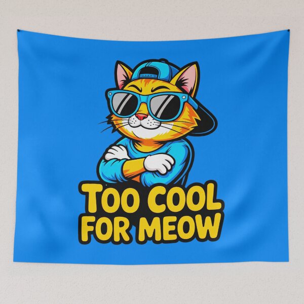 Item preview, Fanny Cat Too Cool For Meow designed and sold by SteezeeStore.
