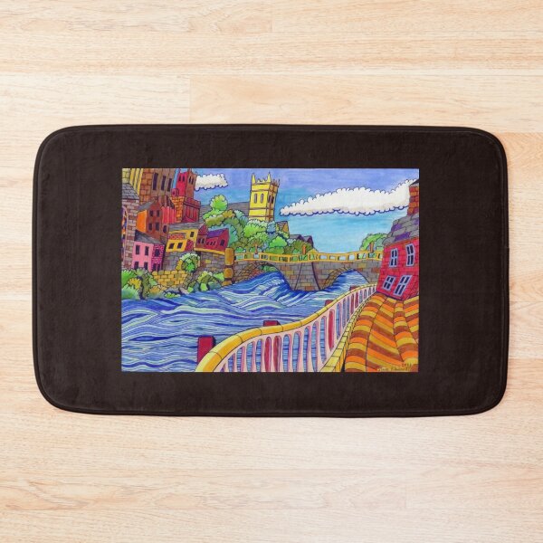 Item preview, 1130 - WHIMSICAL DURHAM DESIGN - DAVE EDWARDS - MIXED MEDIA - 2026 designed and sold by BLYTHART.