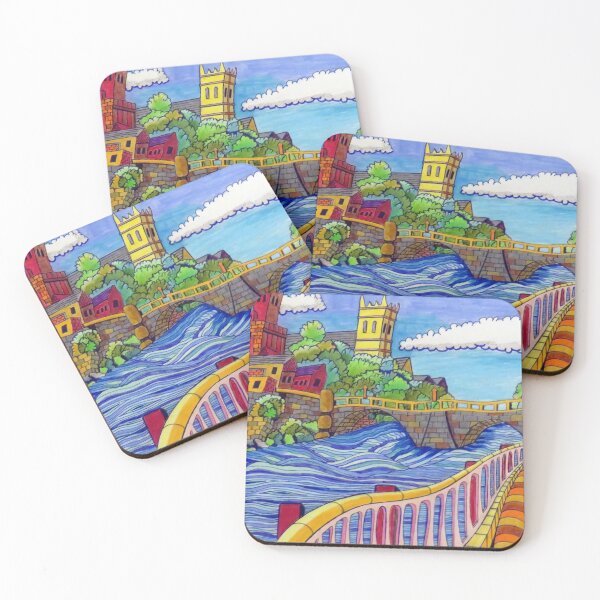 Item preview, 1130 - WHIMSICAL DURHAM DESIGN - DAVE EDWARDS - MIXED MEDIA - 2026 designed and sold by BLYTHART.