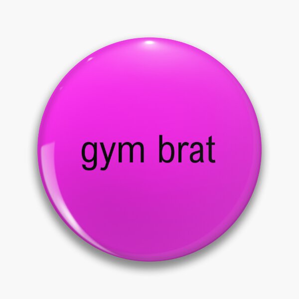 Item preview, gym brat funny gym girl quote designed and sold by Doozie designs.
