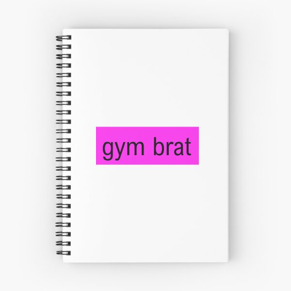 Item preview, gym brat funny gym girl quote designed and sold by Doozie designs.