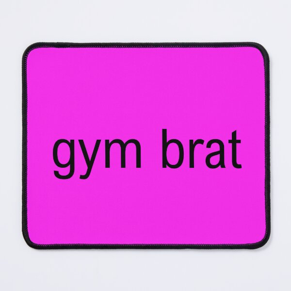 Item preview, gym brat funny gym girl quote designed and sold by Doozie designs.