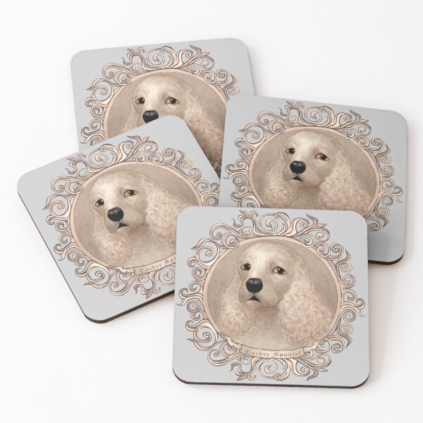 Item preview, Perro Cocker Spaniel Ornamentado designed and sold by artmuvz.