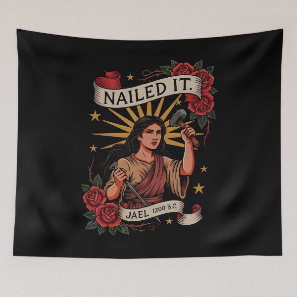 Item preview, Nailed It Jael 1200 BC Bible Story Inspired Ancient Feminist  designed and sold by Redgiant87x.