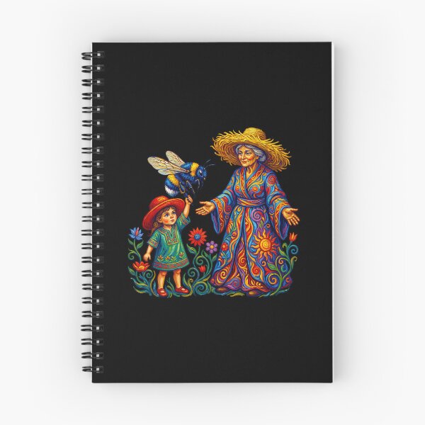 Item preview, Psychedelic Bee Mother Nature Colorful Folk  designed and sold by TeeARTHY.