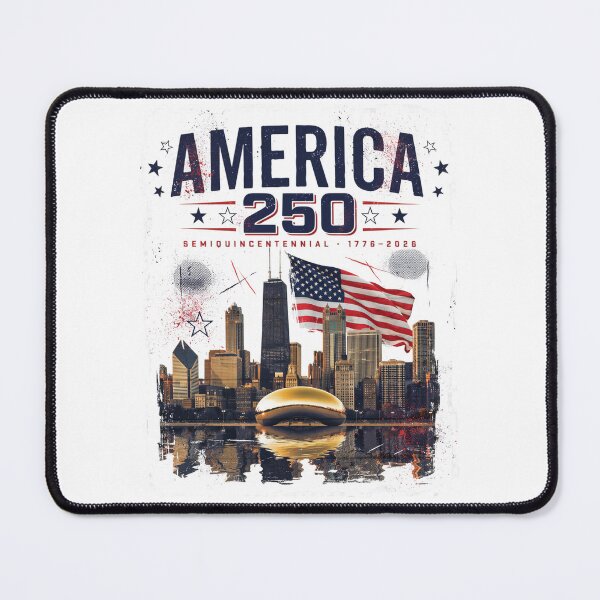 Item preview, America 250 Chicago Windy City T-Shirt | Patriotic Skyline 1776-2026 Semiquincentennial Tee v2 designed and sold by DarylWelsh2024.